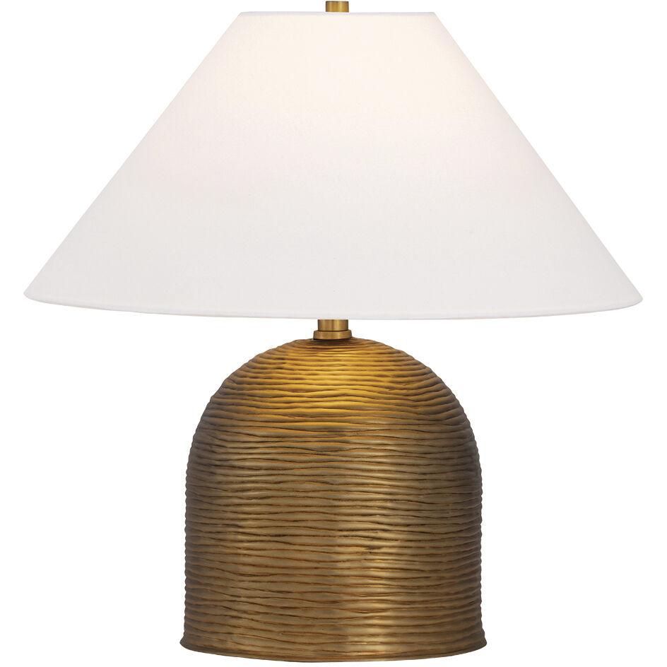 Arvin 20 inch 15 watt Patina Brass Table Lamp Portable Light