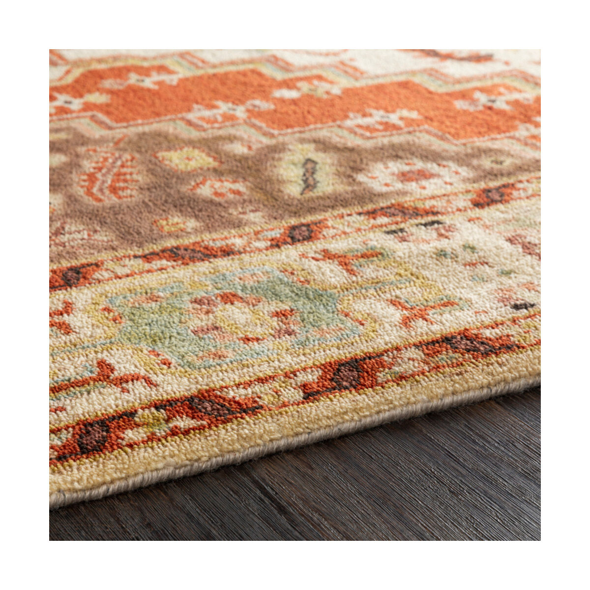 Zeus 96 inch Clay/Butter/Mauve/Camel/Sea Foam/Navy/Olive Rugs, Wool