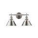 Orwell 2 Light 18 inch Pewter Bath Vanity Wall Light