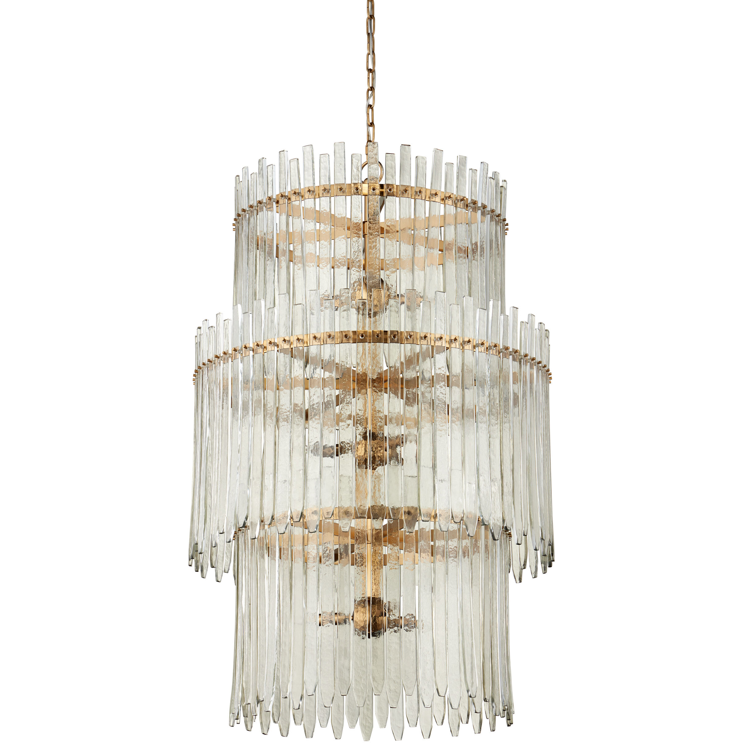Electra 9 Light 29 inch Clear/Antique Brass Chandelier Ceiling Light