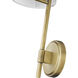 Winward 1 Light 6 inch Rubbed Brass Wall Sconce Wall Light