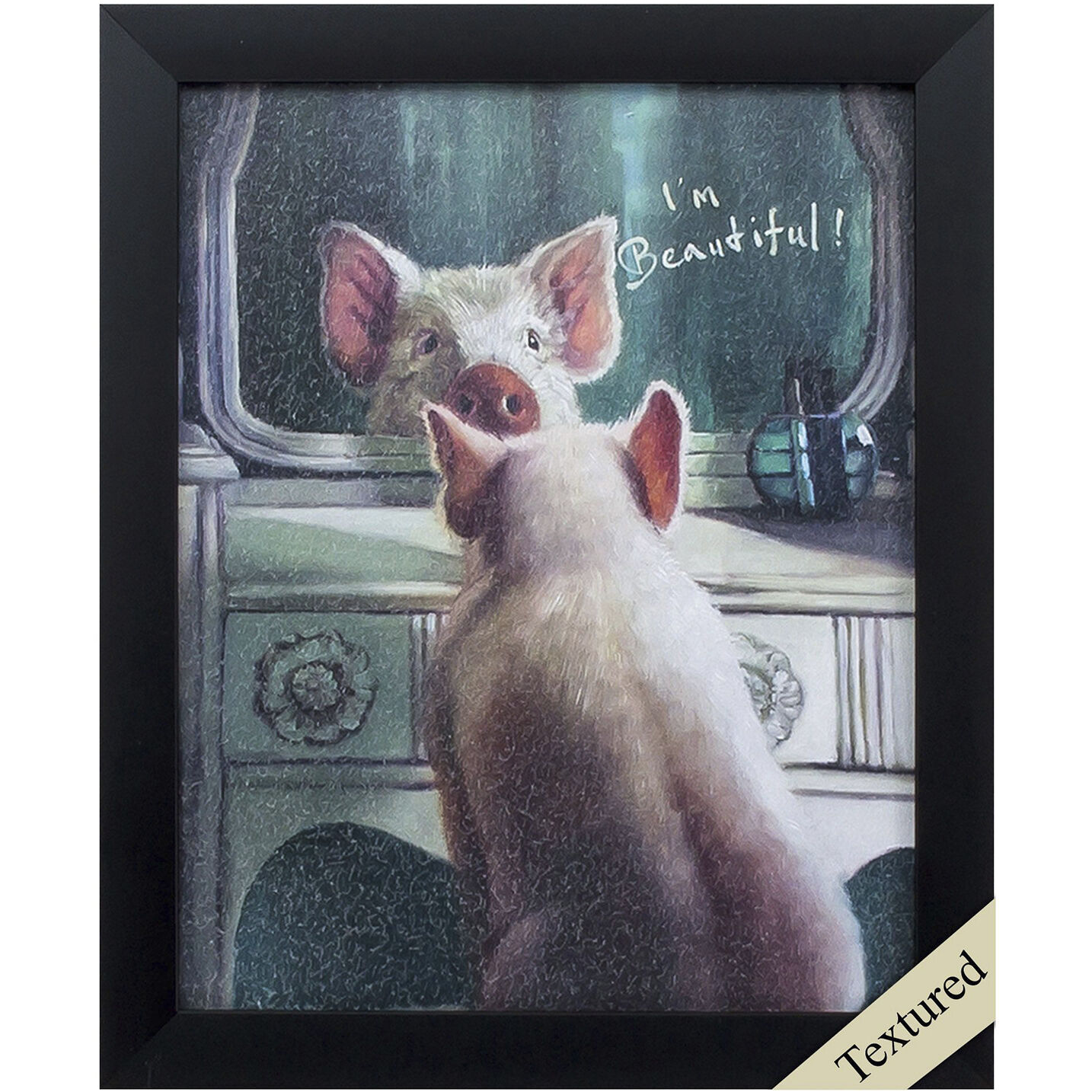 Animals 11 X 9 inch Non-Glass Framed Art, Propac