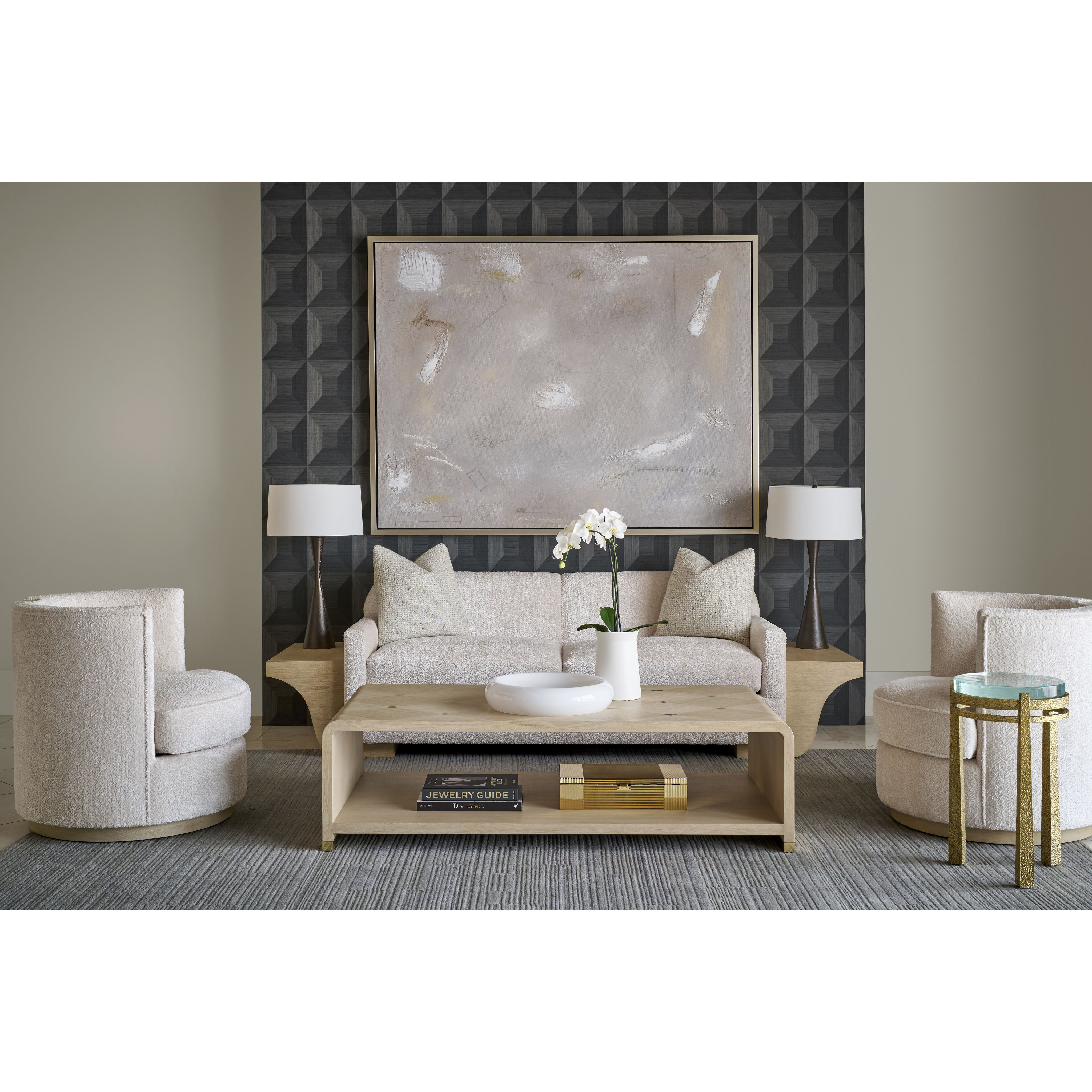 Judith Leiber Couture 62 X 32 inch Martini Cocktail Table, Wooden