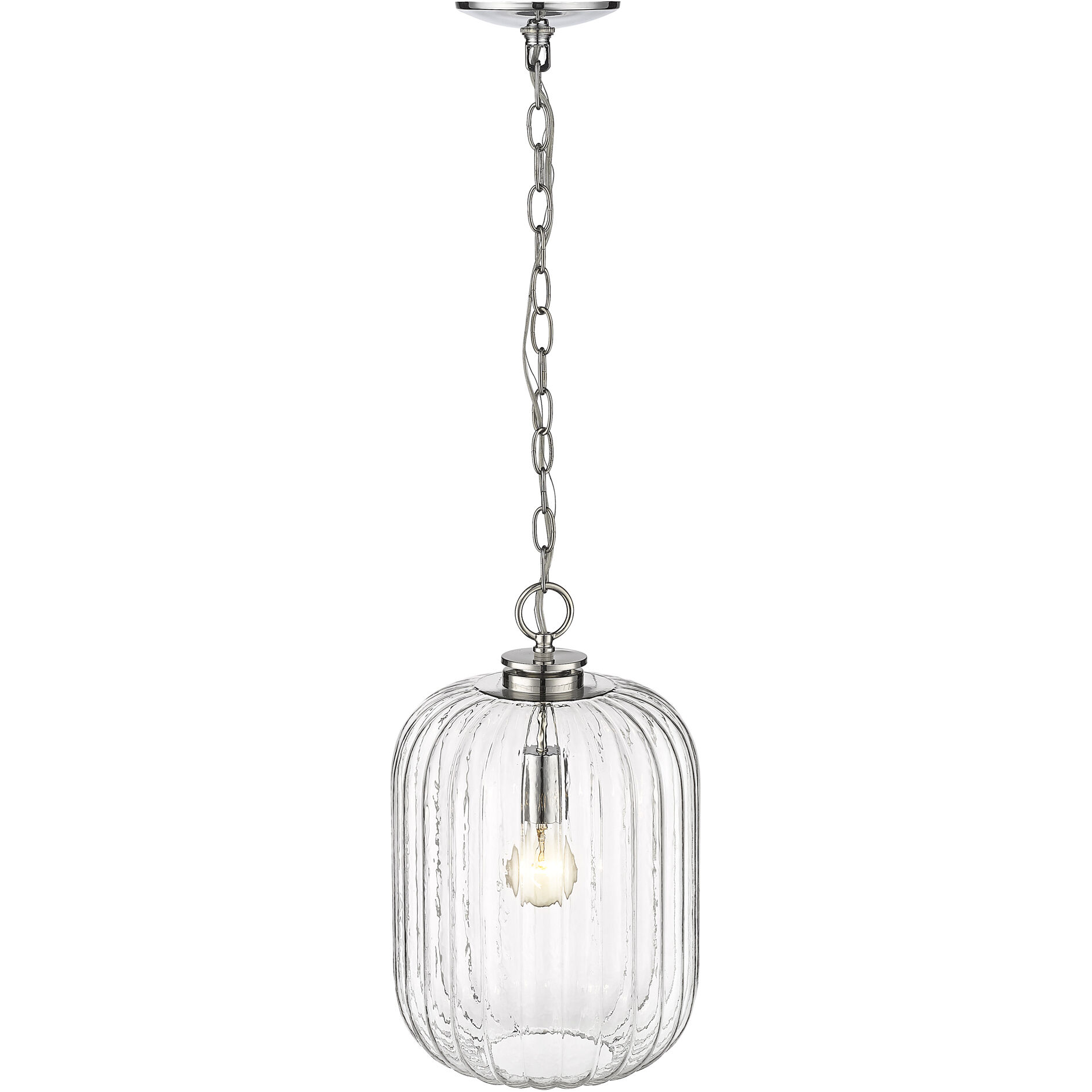 Cabot 1 Light 10 inch Polished Nickel Pendant Ceiling Light