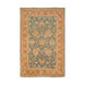 Hillcrest 102 X 66 inch Teal/Burnt Orange/Olive/Lime Rugs, Wool