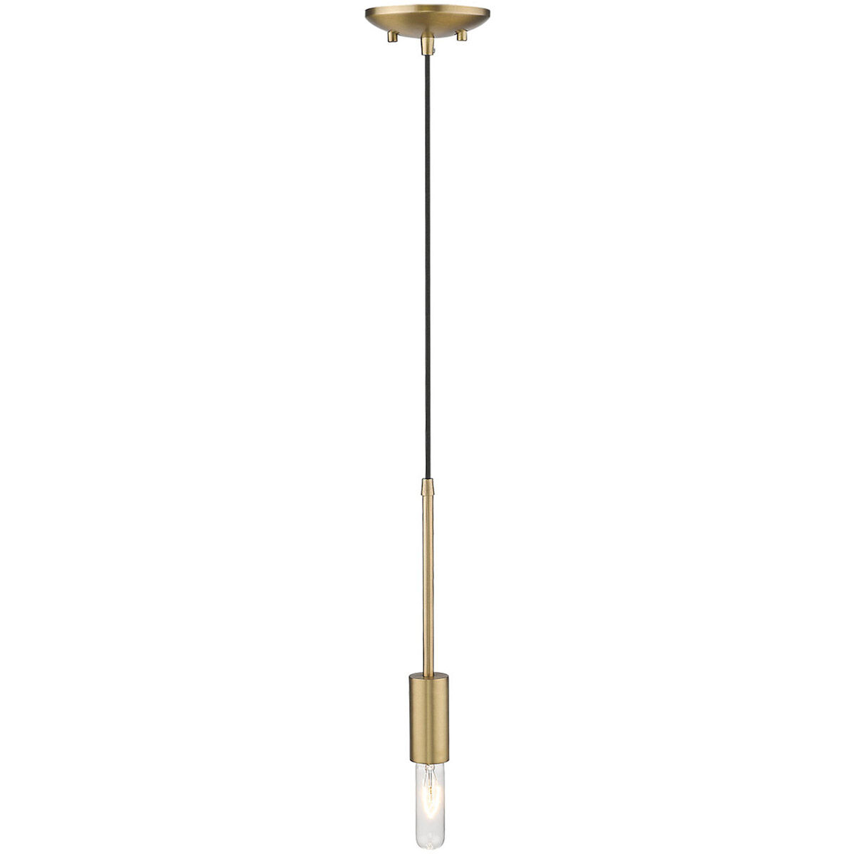 Perret 1 Light 2 inch Aged Brass Mini Pendant Ceiling Light