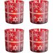 Festival Red Holiday Votives, Set of 2