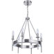 Larrson 6 Light 18 inch Brushed Polished Nickel Chandelier Ceiling Light