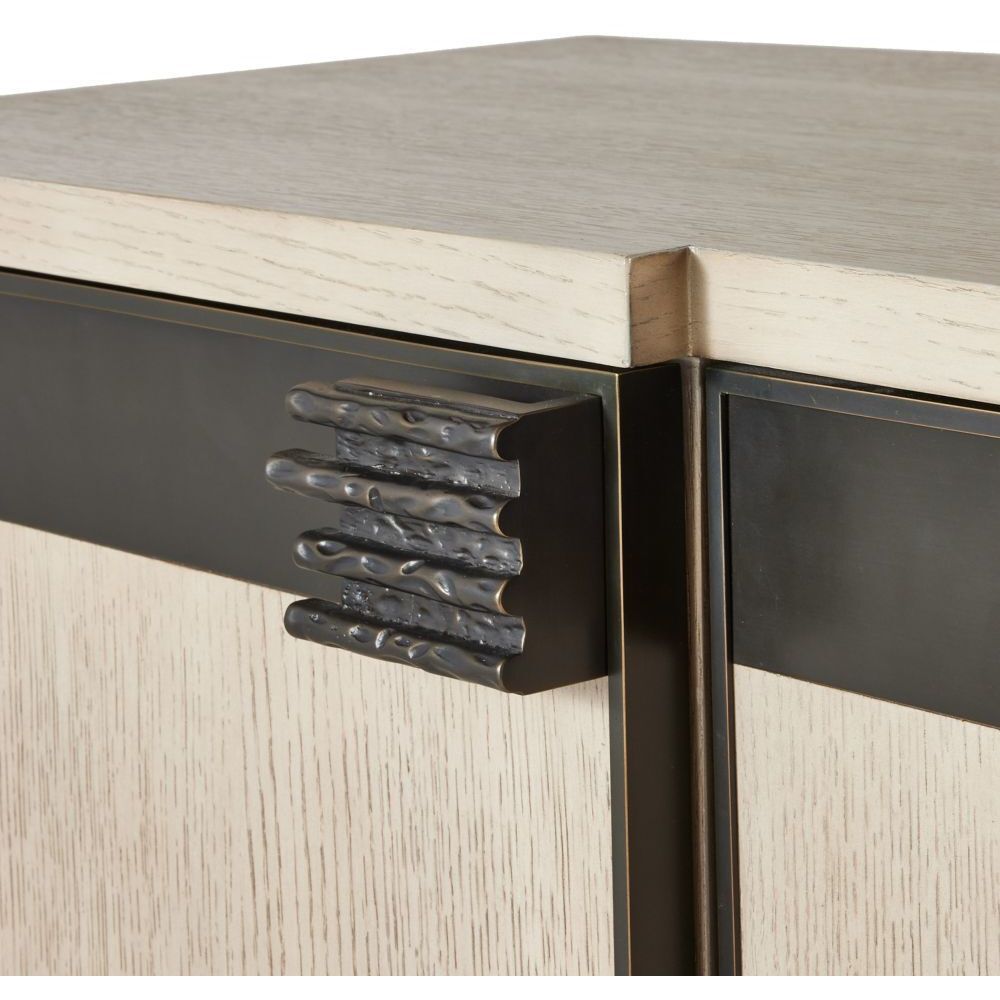 Cyrus 72.5 X 22.5 inch Smoke and Bronze Credenza