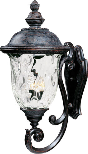 Carriage House VX 3 Light 31 inch Oriental Bronze Outdoor Wall Mount