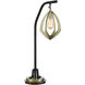Rogerton 34 inch 40.00 watt Black Table Lamp Portable Light