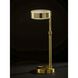 Linis 17 inch 40.00 watt Antique Brass Table Lamp Portable Light, ADS360