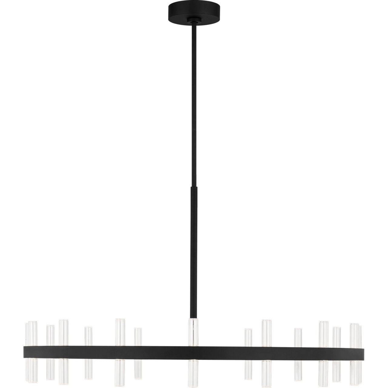 Sean Lavin Silas 36 inch Midnight Black Chandelier Ceiling Light