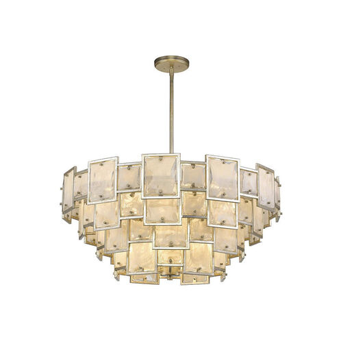 Skyler 16 Light 35 inch Silver Leaf Pendant Ceiling Light