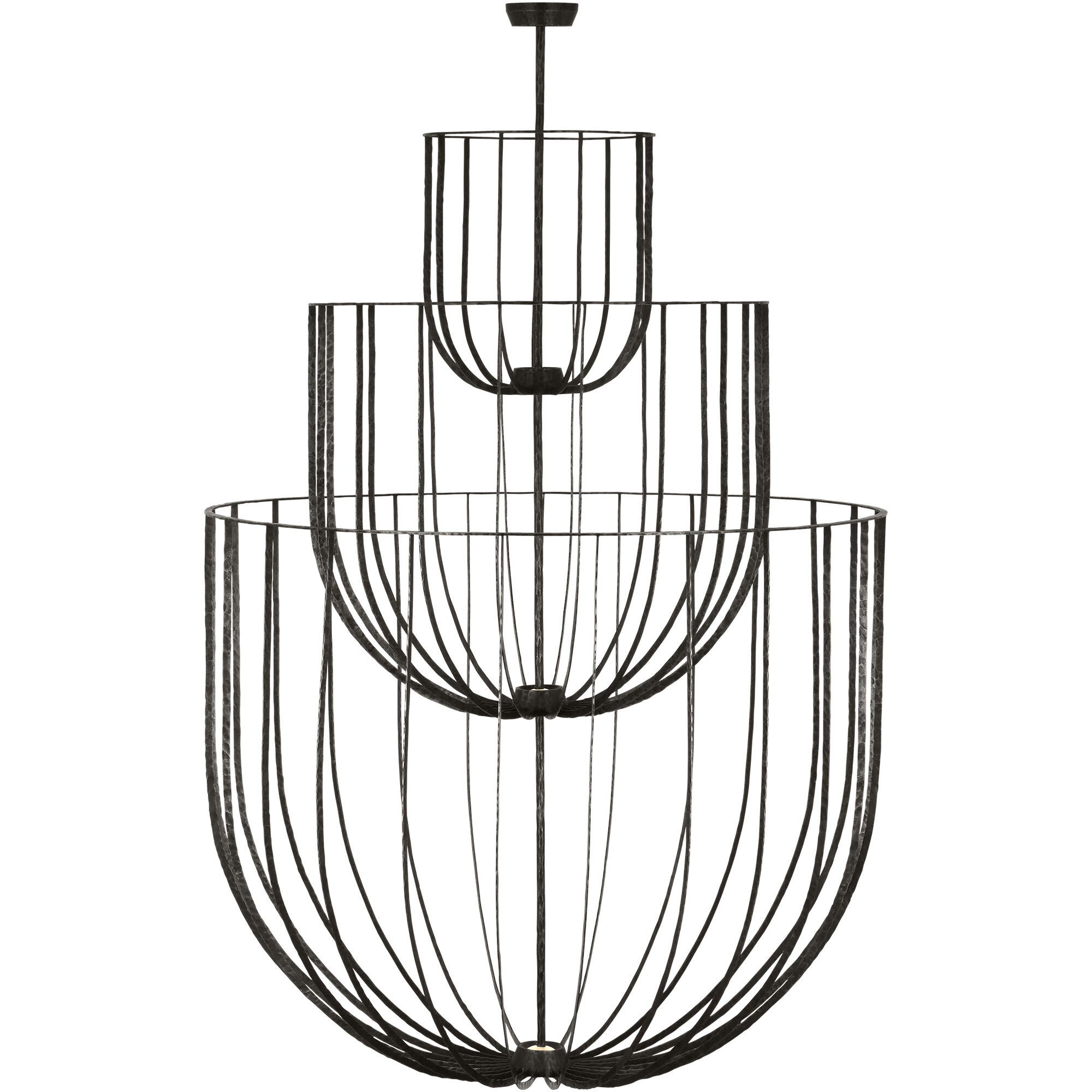 Sean Lavin Sanchi 4 Light 48 inch Aged Iron Chandelier Ceiling Light
