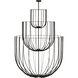 Sean Lavin Sanchi 4 Light 48 inch Aged Iron Chandelier Ceiling Light