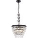 Nordic 4 Light 16 inch Black Pendant Ceiling Light