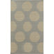 Frontier 66 X 42 inch Medium Gray, Butter Rug