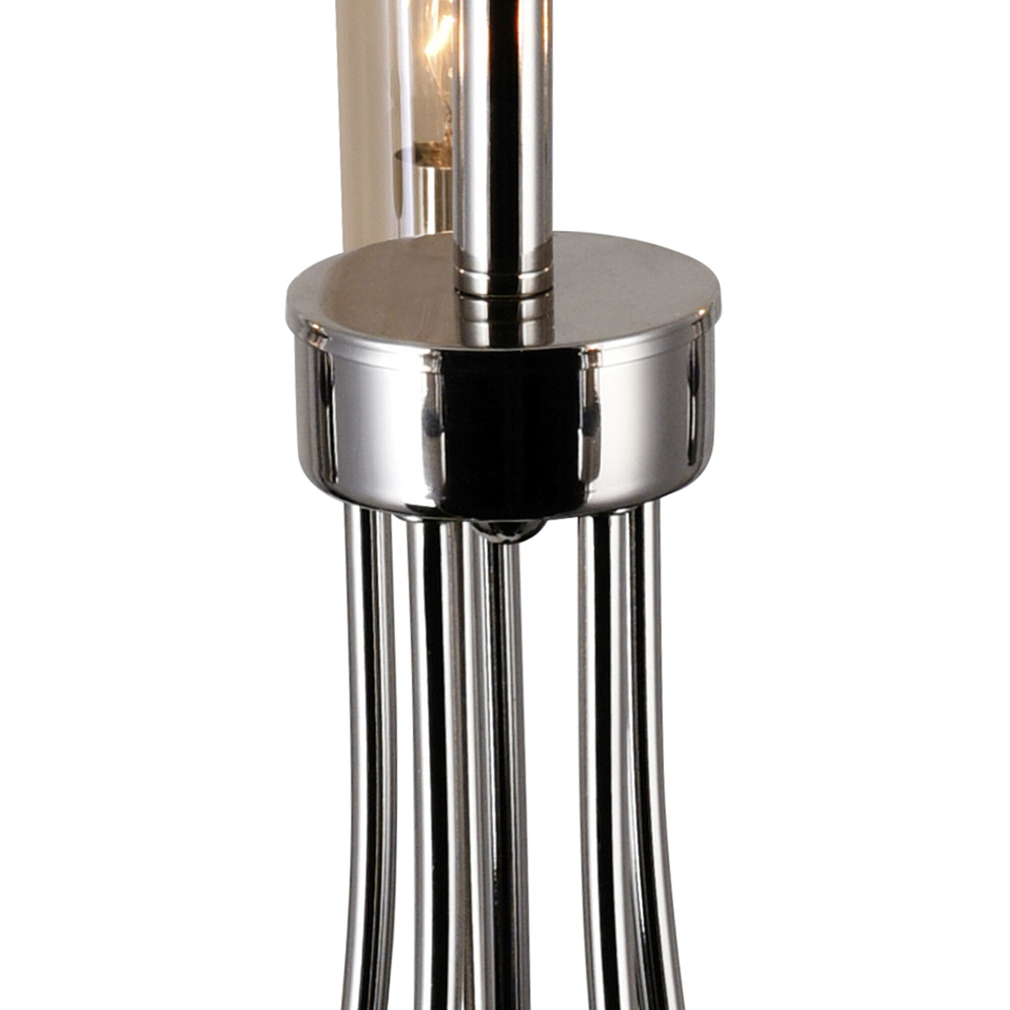 Meduse 5 Light 16 inch Polished Nickel Up Chandelier Ceiling Light