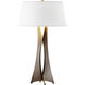 Moreau 33.4 inch 150 watt Bronze Table Lamp Portable Light in Flax, Tall