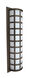 Scala 3 Light 27 inch Bronze Outdoor Sconce in Incandescent