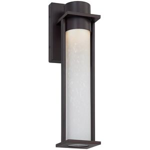 Fusion Collection - Wooster Family LED 15 inch Matte Black Outdoor Wall Sconce