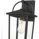 Strathden 1 Light 13.5 inch Powder Coated Black Outdoor Wall Sconce