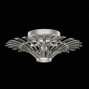 Trevi 4 Light 27.25 inch Silver Flush Mount Ceiling Light