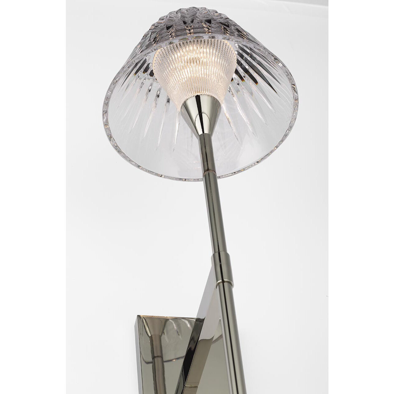 Waterford Blaze Tail Sconce Wall Light in Polished Nickel