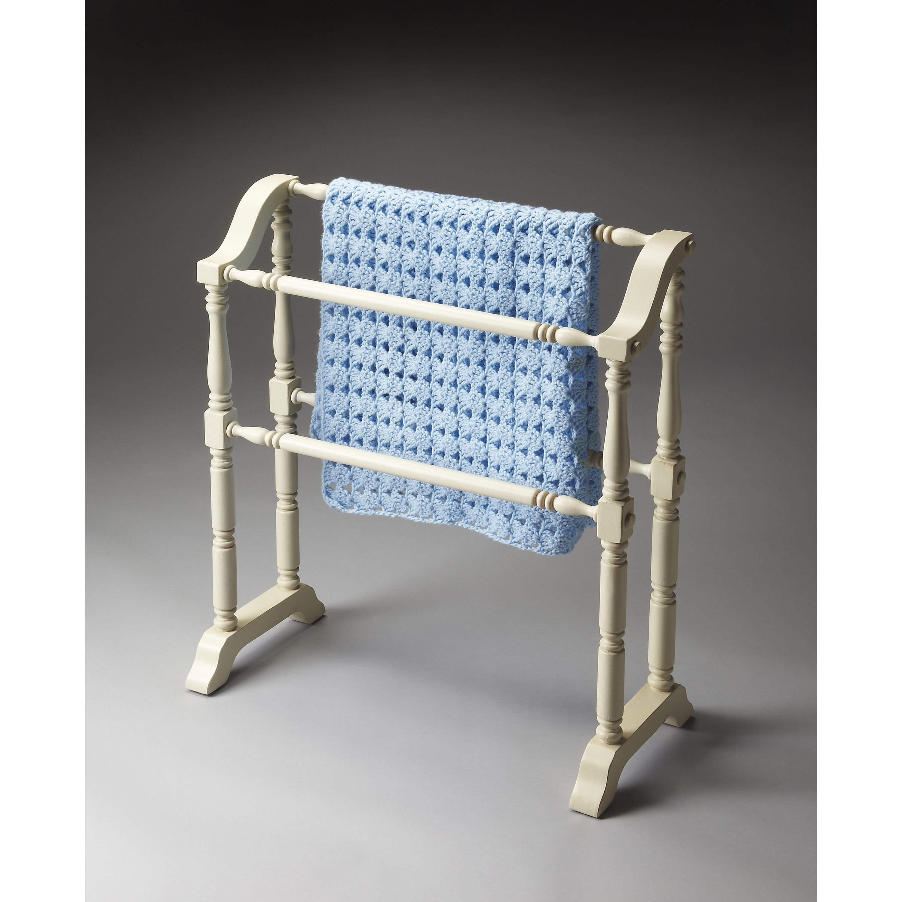 White quilt rack shop