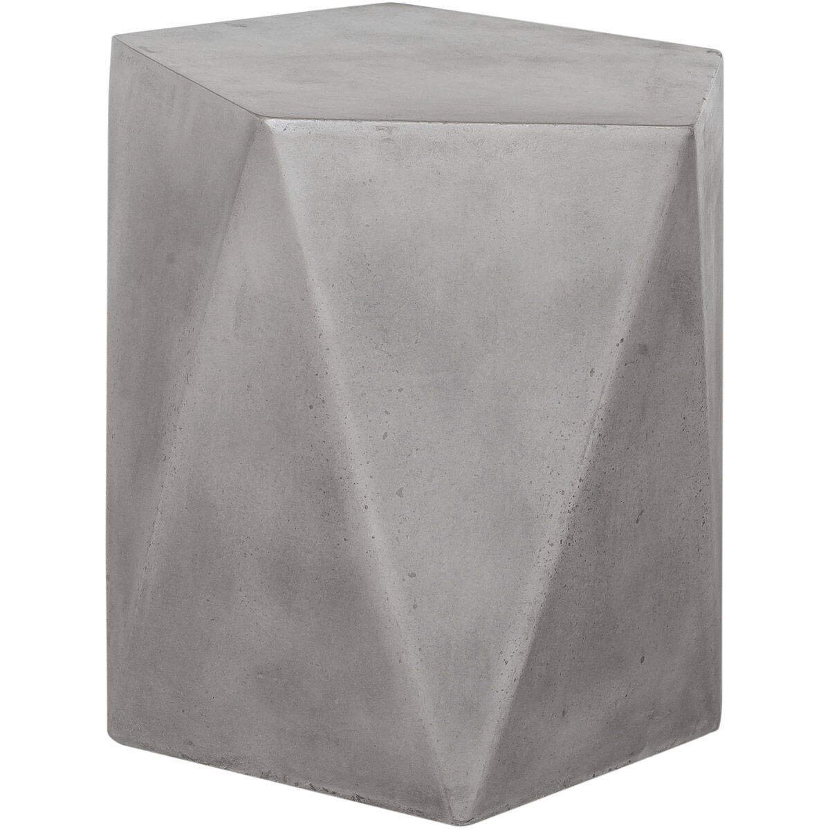 Gem 18 inch Grey Outdoor Stool