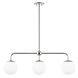 Paige 3 Light 37 inch Polished Nickel Pendant Ceiling Light