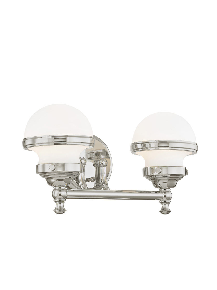 Oldwick 2 Light 15 inch Polished Chrome Bath Vanity Wall Light