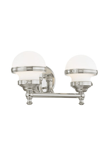 Oldwick 2 Light 15 inch Polished Chrome Bath Vanity Wall Light