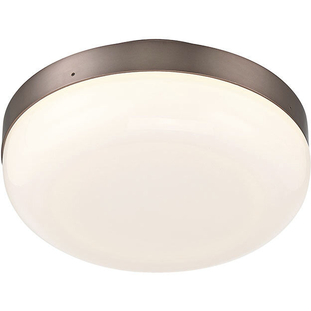Harwel LED 12 inch Harlow Bronze Flush Mount Ceiling Light
