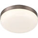 Harwel LED 12 inch Harlow Bronze Flush Mount Ceiling Light