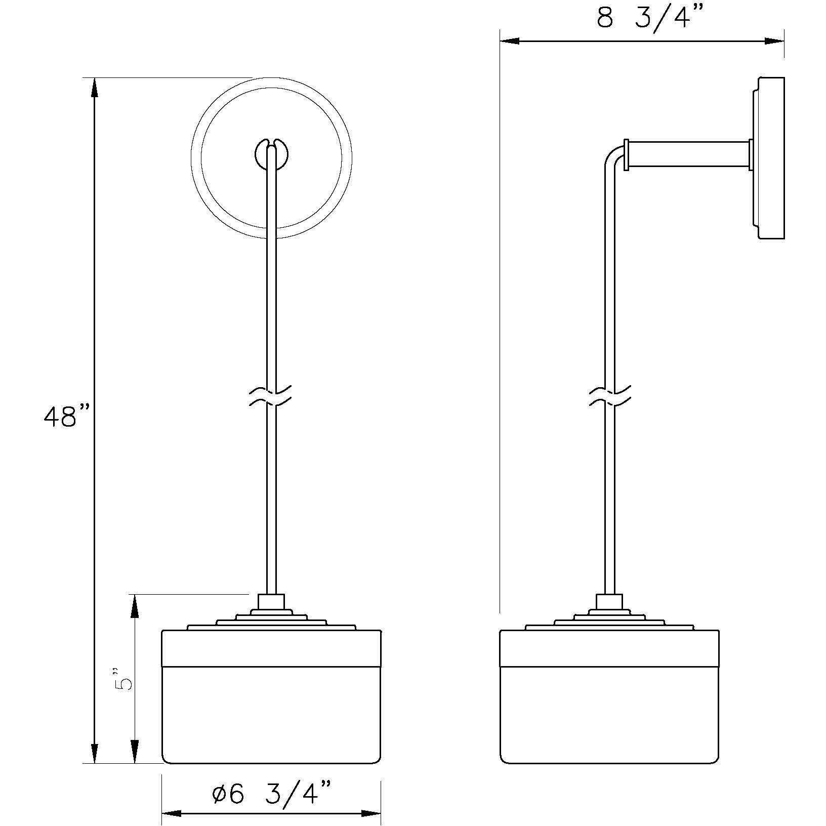 Renaud Wall Sconce Wall Light in Modern Gold