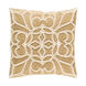 Pastiche 22 X 22 inch Cream and Camel Pillow