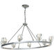 Gatsby 8 Light 45.3 inch Sterling Chandelier Ceiling Light