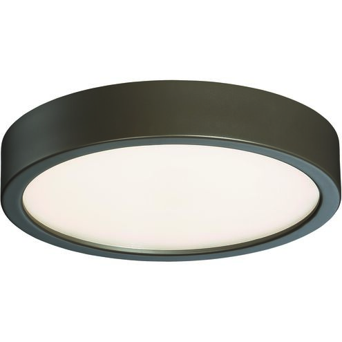 John LED 8 inch Painted Copper Bronze Patina Flush Mount Ceiling Light, Outdoor