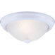 Madison 2 Light 14.5 inch White Flush Mount Ceiling Light
