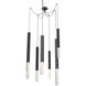 Axis LED 11 inch Matte Black Swag Multi-Pendant Ceiling Light in 2700K LED, XL