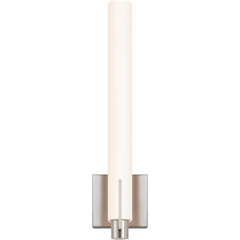Tubo Slim LED 4.25 inch Satin Nickel ADA Sconce Wall Light in Spine