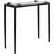 Averona 24.5 X 24 inch Clear Glass and Warm Bronze Accent Table