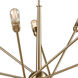 Ogden 14 Light 38 inch Satin Brass Chandelier Ceiling Light