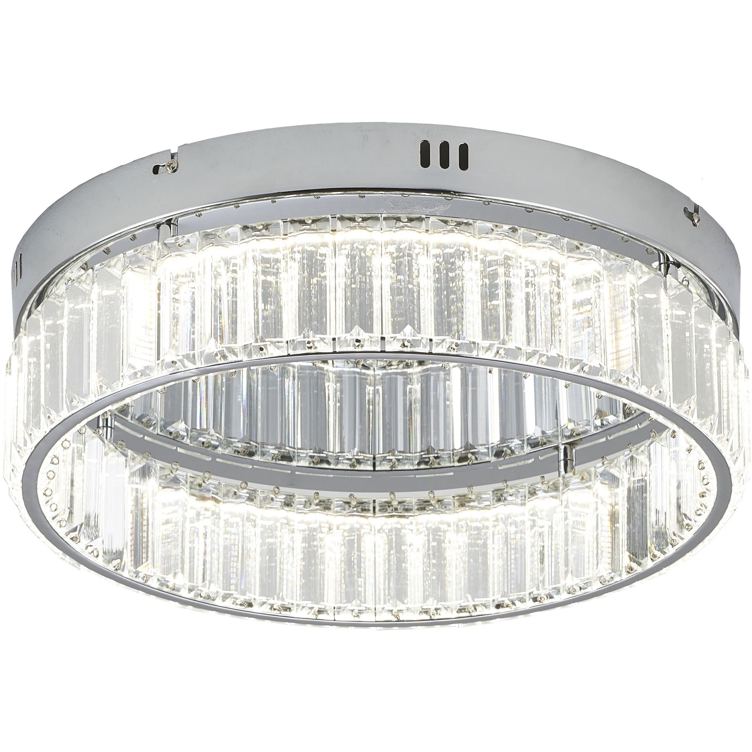 Canada LED 15.75 inch Chrome Flush Mount Ceiling Light