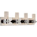 Krypton LED 18.9 inch Chrome Bath Vanity Light Wall Light