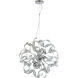 Canada 9 Light 20 inch Chrome Chandelier Ceiling Light
