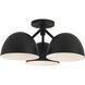 Fosso 3 Light 17.00 inch Semi-Flush Mount