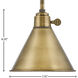 Arti 1 Light 7.75 inch Heritage Brass Indoor Pendant Ceiling Light